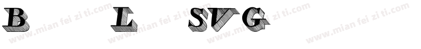 Brixton Lead SVG字体转换
